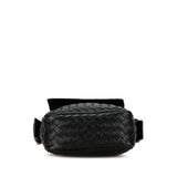 Intrecciato Crossbody Black - Lab Luxury Resale