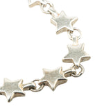 Sterling Silver Star Link Bracelet Silver - Lab Luxury Resale