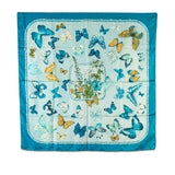 Farandole Silk Scarf Blue - Lab Luxury Resale