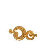 Gold Plated Whirlpool Brooch Gold - Lab Luxury Resale