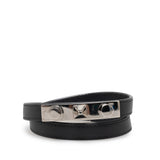 Leather Le Trois Clous Double Wrap Bracelet Black - Lab Luxury Resale