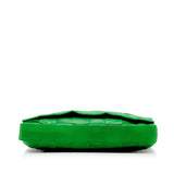 Maxi Intrecciato Cassette Crossbody Bag Green - Lab Luxury Resale