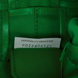 Maxi Intrecciato Cassette Crossbody Bag Green - Lab Luxury Resale