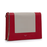 Frame Leather Wallet on Chain Red - Lab Luxury Resale