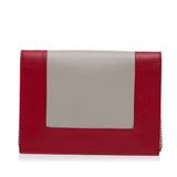 Frame Leather Wallet on Chain Red - Lab Luxury Resale