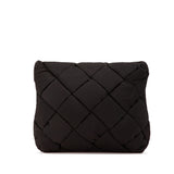 Nylon Intrecciato Padded Tech Cassette Clutch Black - Lab Luxury Resale