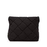 Nylon Intrecciato Padded Tech Cassette Clutch Black - Lab Luxury Resale