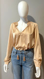 10 Crosby Derek Lam Blush Blouse Size 6