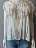 Ulla Johnson Macrame Blouse Size 6 - LAB