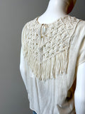 Ulla Johnson Macrame Blouse Size 6 - LAB