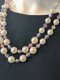 Sherman signed Antique Necklace Pearl