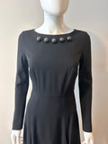 Giles Black Dress Size IT38/4 NWT
