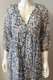 Xirena Purple and Black Graphic Print Dress Size XS