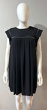 Sabina Musayev Black Dress with Metal Details Size S