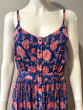 Xirena Blue and red floral dress Size S