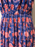 Xirena Blue and red floral dress Size S