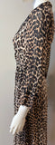 Ganni Leopard Wrap Dress Size 34/2