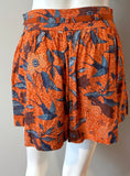 Ulla Johnson High Waisted Printed Shorts Size 2