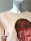 MADEWORN David Bowie Graphic Sweatshirt Sz S