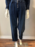 Mother The Racer Denim Worksuit Size Small