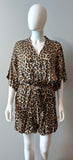 Overlover Animal Print Romper Size M