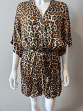 Overlover Animal Print Romper Size M