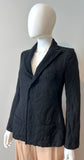 Y's by Yohji Yamamoto Black Wool Blazer Size 2