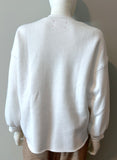 XIRENA Honor Sweatshirt White Oversized