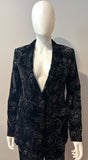 The Kooples Black velvet 2pc Suit NWT