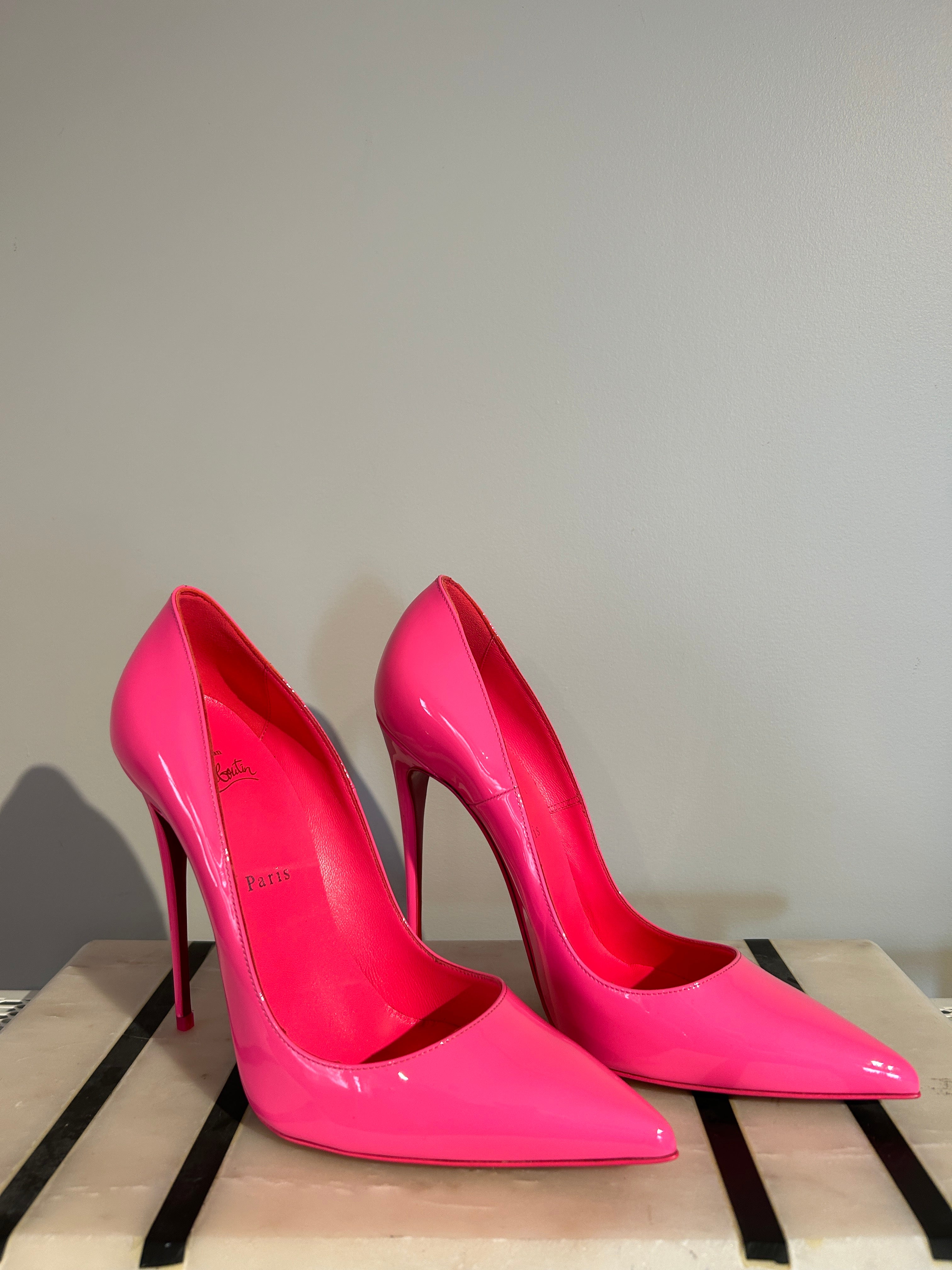 Christian Louboutin, Shoes, Authentic Christian Louboutin So Kate Patient  Leather Pumps Red Bottoms