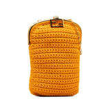 Crochet Baguette Phone Bag Orange - Lab Luxury Resale