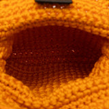 Crochet Baguette Phone Bag Orange - Lab Luxury Resale