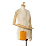 Crochet Baguette Phone Bag Orange - Lab Luxury Resale