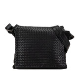 Intrecciato Crossbody Black - Lab Luxury Resale