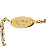 Gold Plated VLogo Signature Bracelet Gold - Lab Luxury Resale