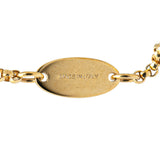 Gold Plated VLogo Signature Bracelet Gold - Lab Luxury Resale