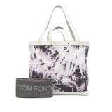 Printed Canvas Satchel White - Lab Luxury Resale