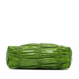 Vernice Gaufre Pouch Green - Lab Luxury Resale