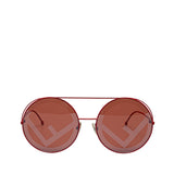 Run Away Round Tinted Sunglasses Red - Lab Luxury Resale