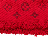 Wool Logomania Scarf Red - Lab Luxury Resale