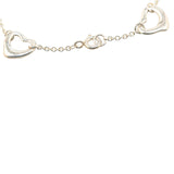 Elsa Peretti Sterling Silver Open Heart Bracelet Silver - Lab Luxury Resale