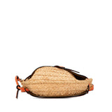 Medium Raffia Gate Crossbody Brown - Lab Luxury Resale