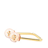 Gold Plated Resin Inclusion Fleur Bubble Ring Gold - Lab Luxury Resale