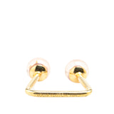 Gold Plated Resin Inclusion Fleur Bubble Ring Gold - Lab Luxury Resale