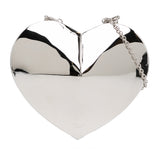 Le Coeur Minaudiere Clutch on Strap Silver - Lab Luxury Resale