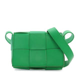 Candy Intrecciato Cassette Crossbody Green - Lab Luxury Resale