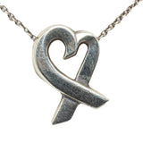 Loving Heart Large Pendant Necklace Silver - Lab Luxury Resale