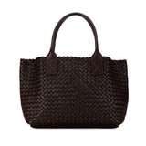 Small Intreccio Cabat Tote Brown - Lab Luxury Resale