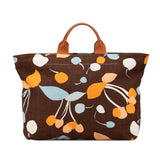 Printed Canvas Tote Brown - Lab Luxury Resale