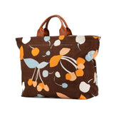 Printed Canvas Tote Brown - Lab Luxury Resale